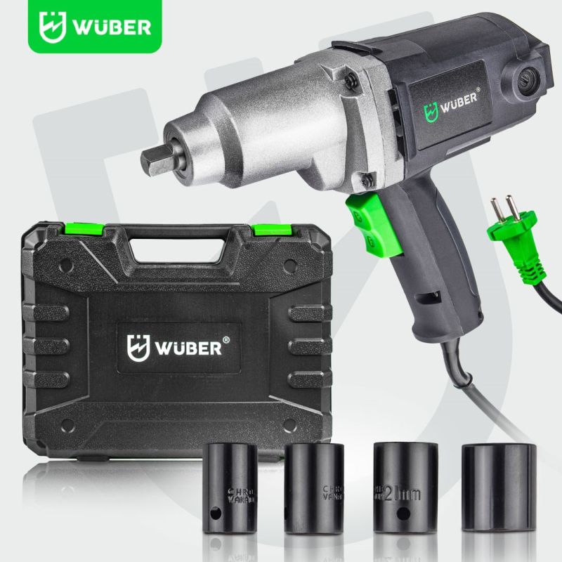 7. Klucz udarowy elektryczny 800 Nm 1/2” do kół walizka W33250 WUBER