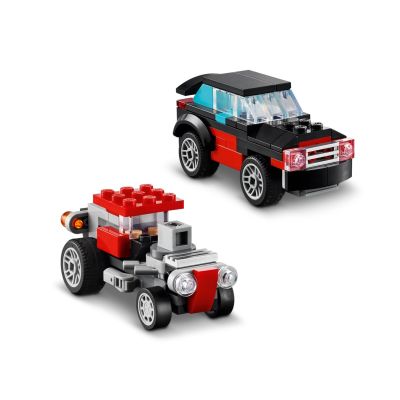 7. LEGO Creator 31146 Ciężarówka z platformą i helikopterem