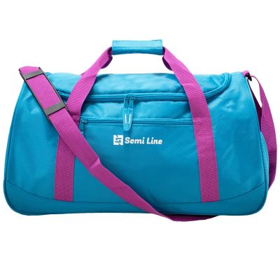 2. TORBA SPORTOWA A3043 NIEBIESKO-FIOLETOWA SEMI LINE