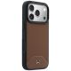 4. Etui Mercedes Leather Wood Effect and Curve MagSafe na iPhone 17 Pro Max - brązowe