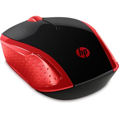 2. Mysz HP Wireless Mouse 200 Empress Red bezprzewodowa czerwono-czarna 2HU82AA