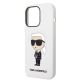 6. Etui Karl Lagerfeld Silicone Ikonik na iPhone 14 Pro Max - białe