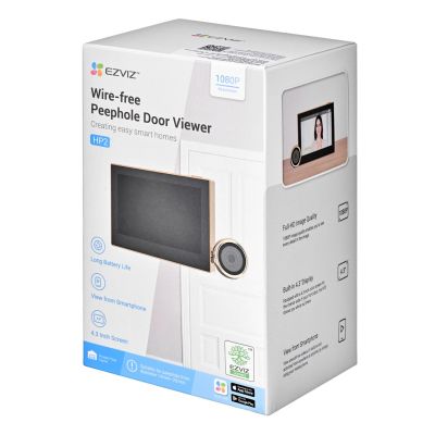 10. Wideodomofon EZVIZ HP2 Wi-Fi (2MP), złoty