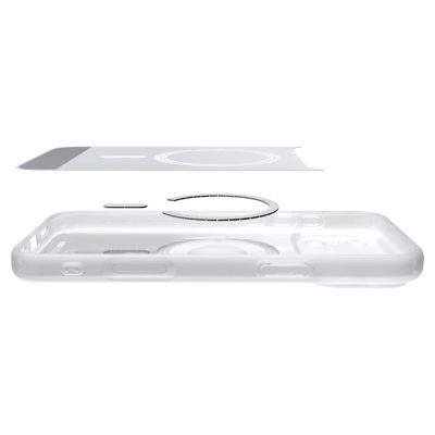 5. Etui Spigen Ultra Hybrid MagSafe na iPhone 18 Pro / 17 Pro - srebrne