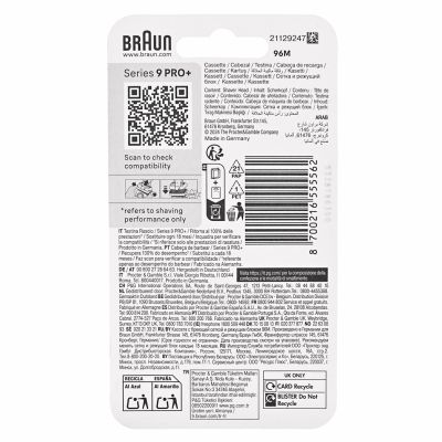 4. Głowica wymienna BRAUN Series 9 PRO+ Braun