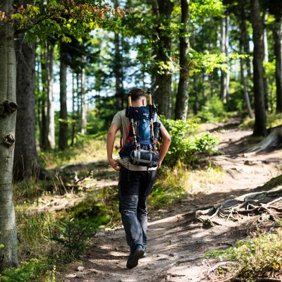 12. NC1993 PLECAK TURYSTYCZNY GRANATOWY NORTHLAKE 30L+10 NILS CAMP