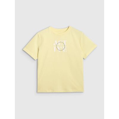 7. T-shirt z nadrukiem damsk 4F 4FRAW25TTSHF3229-73S