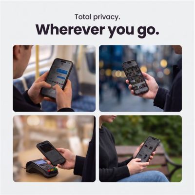 4. Szkło hartowane Tech-Protect Glass SPY+ 2-Pack prywatyzujące na iPhone 18 Pro Max