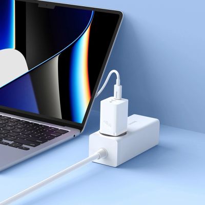 9. Ładowarka sieciowa Baseus GaN5 Pro 40W 2xUSB-C - biała