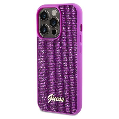 2. Etui Guess Disco Metal Script na iPhone 14 Pro Max - fuksjowe