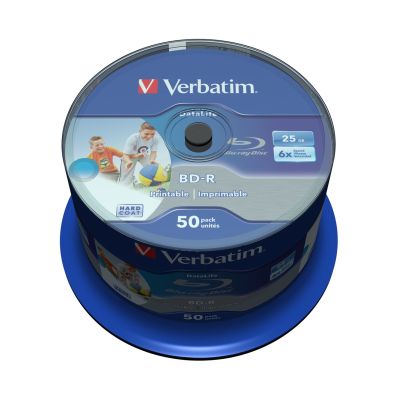 2. Płyta BDR Verbatim 43812 (25GB; 6x; 50szt.; Cake)