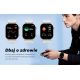 17. Smartwatch Damski GRAVITY GT15-12 Granatowy Pasek Silikonowy + Czarna Bransoleta