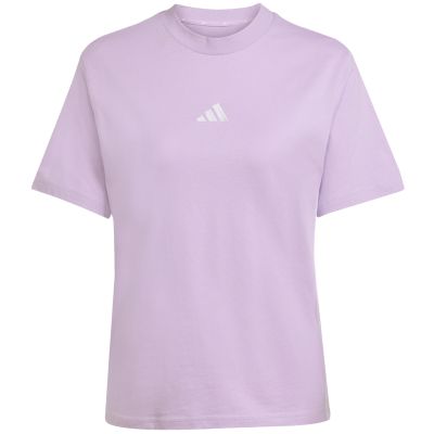 2. Koszulka damska adidas Essentials 3-Stripes Cotton jasnofioletowa JX7619