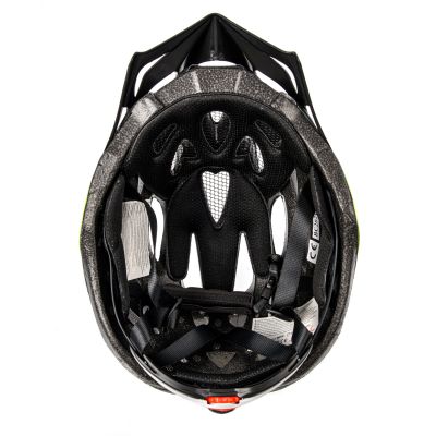 16. Kask rowerowy Meteor MV29 Drizzle XL 61-63 cm czarny/neonowy zielony