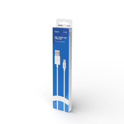 3. Kabel SAVIO CL-124 (Micro USB - USB 2.0 typu A ; 2m; kolor biały)