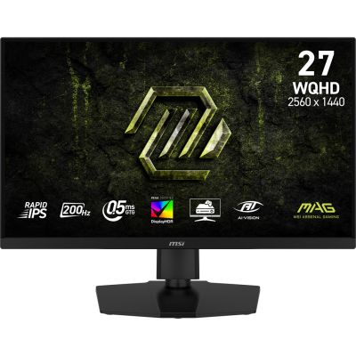 2. MSI MAG 274QPF E20 monitor komputerowy 68,6 cm (27") 2560 x 1440 px Wide Quad HD LCD Czarny