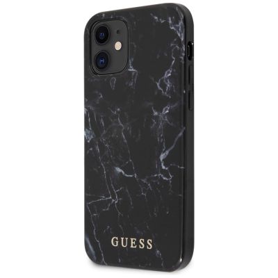 2. Etui Guess Marble na iPhone 12 mini - czarne