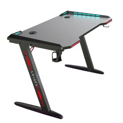 5. Biurko gamingowe Raptor GT100 120x60cm RGB czarne