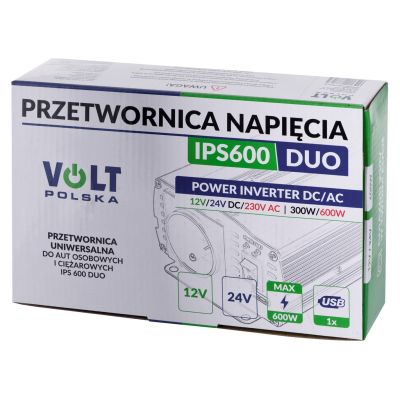5. Przetwornica napiecia IPS 600 DUO 12/24V/230V