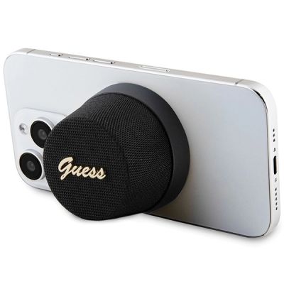 6. Głośnik Bluetooth Guess Magnetic Script Metal - czarny