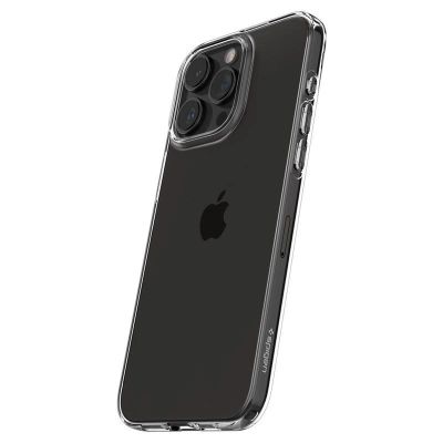 9. Etui Spigen Crystal Flex na iPhone 15 Pro - przezroczyste