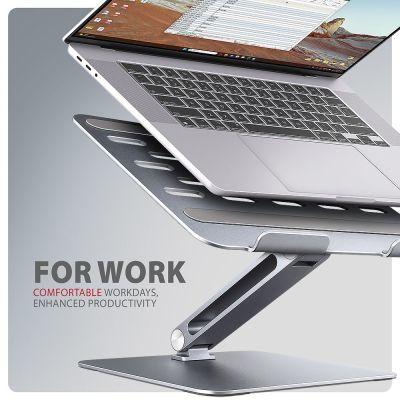7. Axagon STND-LQ stojak na laptop Podstawka na notebooka Szary 40,6 cm (16")