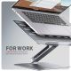 7. Axagon STND-LQ stojak na laptop Podstawka na notebooka Szary 40,6 cm (16")