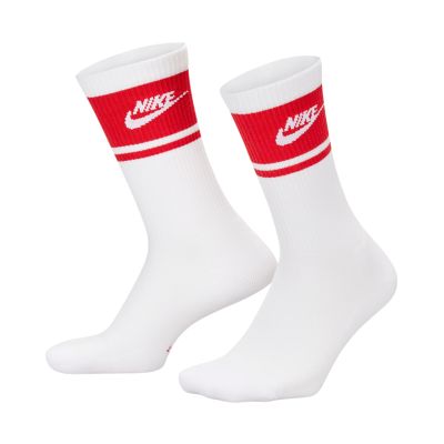2. Skarpety Nike Everyday Elevated Crew 3 pary biało-czerwone IM7949 900