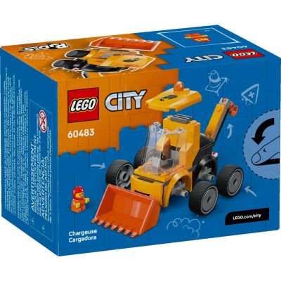 2. LEGO City 60483 Wyścigówki: ładowarka budowlana