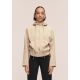 Kurtka damska CASALL Aria Zip Hoodie Jacket kolor beżowy
