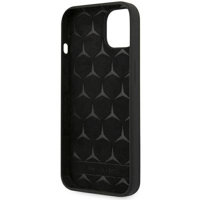 7. Etui Mercedes Silicone Line na iPhone 13 mini - czarne