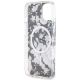 7. Etui Guess Flower MagSafe na iPhone 14 Plus - czarne