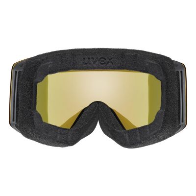 3. Uvex Skibrille provoqe FM gogle do sportów zimowych Czarny Mężczyźni Niebieski Soczewka sferyczna