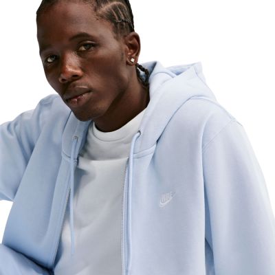 5. Bluza męska Nike Club BB FZ Hoodie błękitna FN3861 407