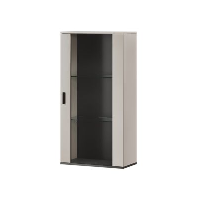 Witryna wisząca S2 SOHO 60x29x112 kaszmir+ czarny