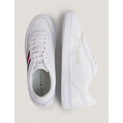 3. Buty Tommy Hilfiger Court Cupsole Retro Lth  Stripes M FM0FM04828YBS