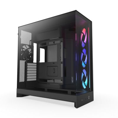 3. Obudowa NZXT H9 FLOW RGB (2025) MIDI Tower z oknem czarna