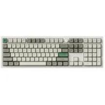Keychron Q6 HE klawiatura Gaming USB + RF Wireless + Bluetooth QWERTY Ciemny Zielony, Biały