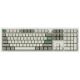 Keychron Q6 HE klawiatura Gaming USB + RF Wireless + Bluetooth QWERTY Ciemny Zielony, Biały