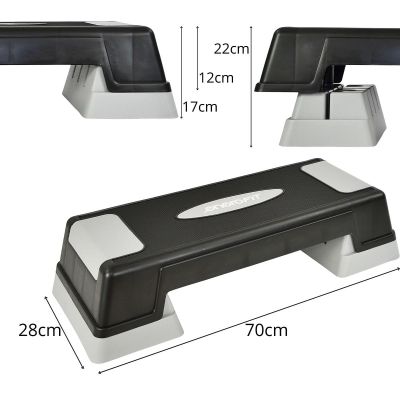 16. STEP DO AEROBICU 70X28CM 3 STOPNIOWA REGULACJA ENERO FIT