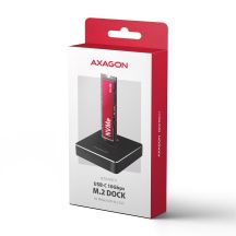 Axagon ADSA-M2C11 stacja dokująca do dysków twardych USB 3.2 Gen 2 (3.1 Gen 2) Type-C Czarny