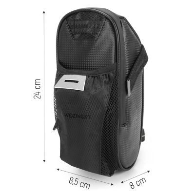 4. Wozinsky torba rowerowa pod siodełko 1,5 l czarny (WBB20BK)