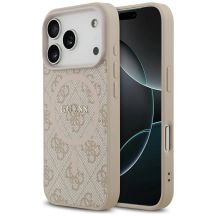 Etui Guess 4G Ring Classic Logo MagSafe na iPhone 17 Pro - różowe