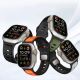 4. Pasek Tech-Protect IconBand Line na Apple Watch 44 / 45 / 46 / 49 mm - czarno-pomarańczowy