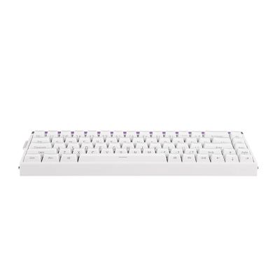 4. Klawiatura gasket HERO68HE WHITE LIGHT HOUSE Jade King switch RGB AULA