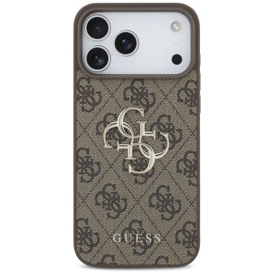 3. Etui Guess 4G Big Logo na iPhone 17 Pro Max / 18 Pro Max - brązowe