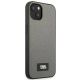 4. Etui Karl Lagerfeld Saffiano Plaque na iPhone 13 mini - srebrne