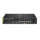 HPE Aruba Networking CX 6000 12p 10M/100M/1G Class4 PoE 2p SFP 1G 139W Switch Zarządzany L3 Gigabit Ethernet (10/100/1000) Obsługa PoE 1U