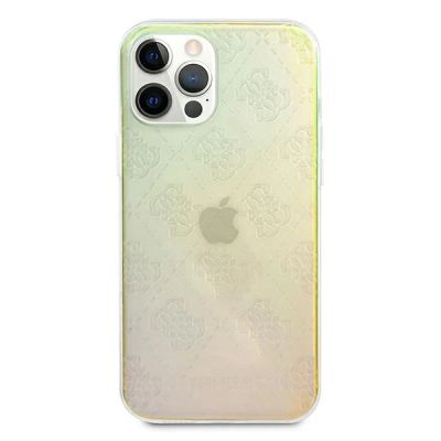 3. Etui Guess 4G 3D Pattern Collection na iPhone 12 / iPhone 12 Pro - opalizujące