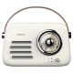 3. SAVIO RADIO PRZENOŚNE BIAŁE RS-02